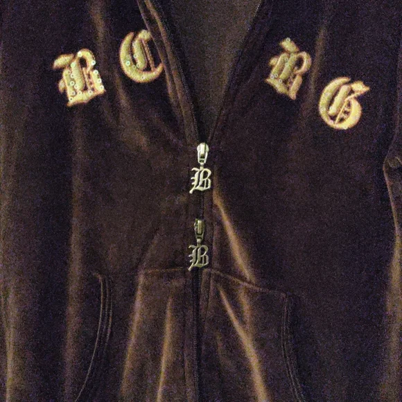 BCBG DOUBLE ZIPPERED EMBROIDERED🌺 SOFT JACKET - Picture 8 of 9